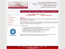 Tablet Screenshot of behaviourworkgroup.com.au